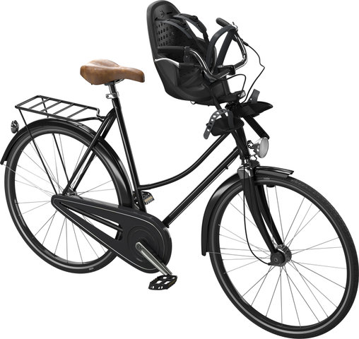 Thule Yepp 2 Mini Kids Bicycle Seat for Head Tube Installation - midnight-black
