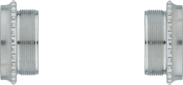 Rotor Eje de pedalier de acero BSA Track - plata | BSA