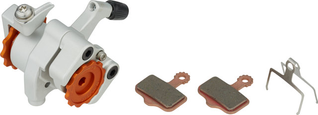 PAUL Klamper Flat Mount Short Pull Bremssattel - silver-orange/Set
