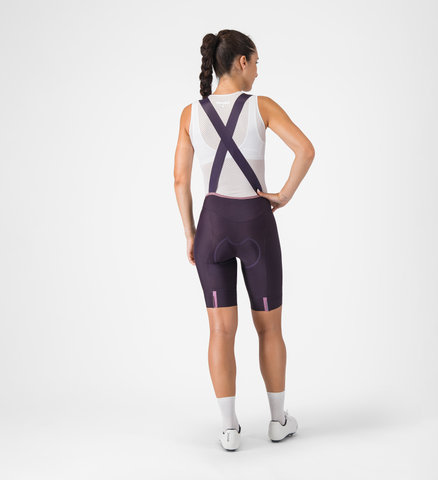 Castelli Cuissard à Bretelles Prima 2 DT pour dames - dark night shade deep purple | XS