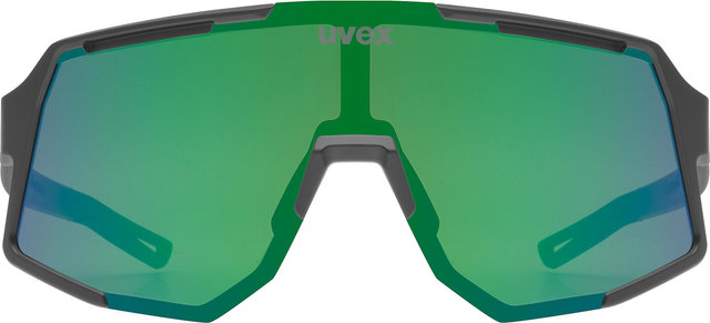 uvex sequenze Brille - black matt | mirror green
