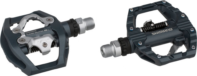 Shimano Pedales de clip/plataforma PD-EH500 - gris oscuro
