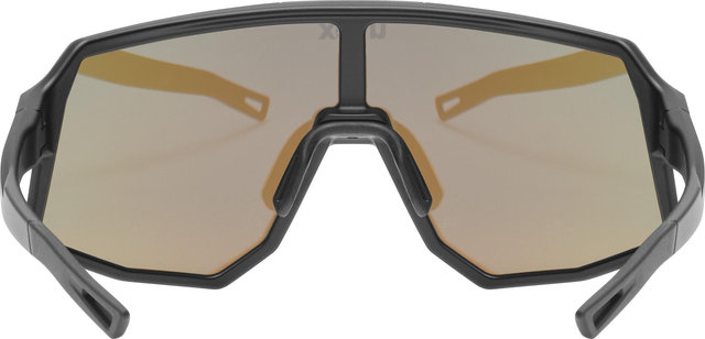 uvex sequenze Brille - black matt | mirror blue