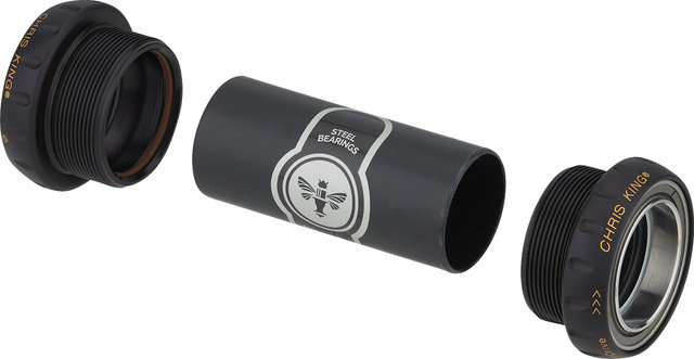 Chris King ThreadFit 24 Bottom Bracket - two tone-black-gold/BSA