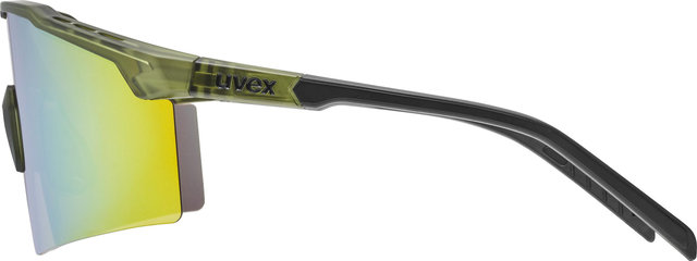 uvex flowline Brille - olive matt | mirror gold