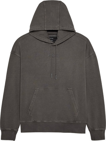 Fox Head Wordmark Oversized Fleece Pullover - pewter/M