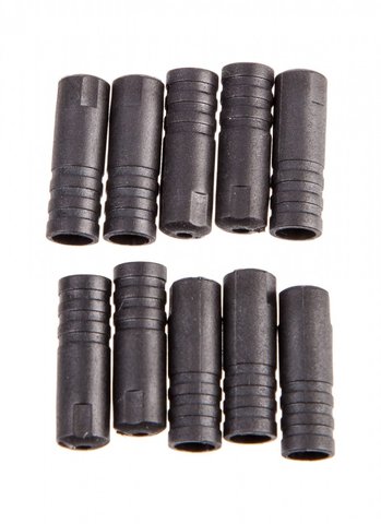 Jagwire Capuchons Scellés en Plastique pour Gaine de Câbles de Vitesses - black/4 mm