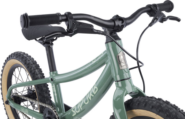 SUPURB BO16 16" Kinderfahrrad - gecko green/16"