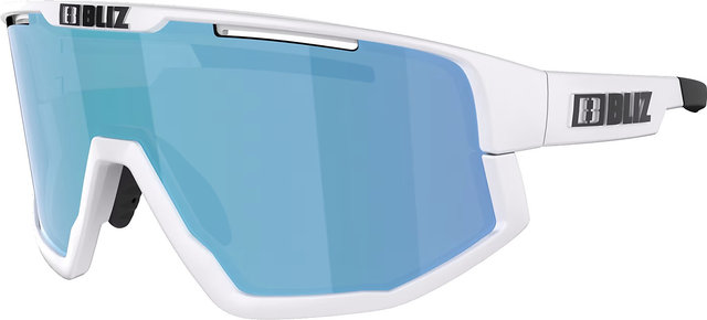 Bliz Lunettes de sport Fusion Small - matte white/brown-blue