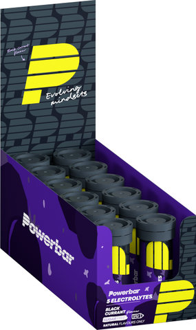 Powerbar 5Electrolytes Sports Drink Sportgetränk Brausetabletten - Box (42gx12) - black currant