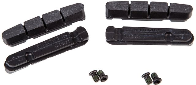Bremsgummis R55C4 für Dura-Ace, Ultegra, 105 - 2 Paar - schwarz/universal