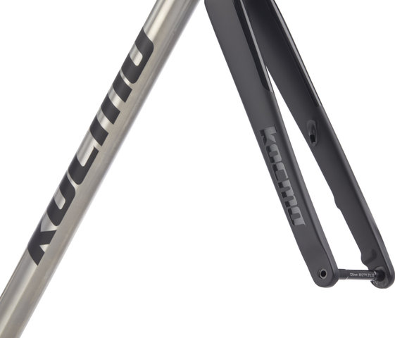 KOCMO RR Team Disc Titan Road Rahmenkit - titan satin/54 cm, 105 mm × 39 cm