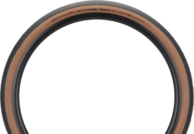 Schwalbe Cubierta plegable G-One Speed Performance ADDIX RaceGuard 27,5" - negro-bronze skin/27.5 /50 /50-584/2 