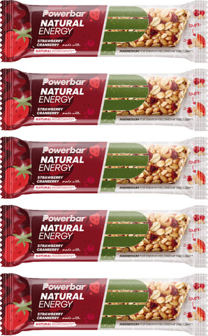 Powerbar Natural Energy Cereal Riegel - 5 Stück - strawberry & cranberry