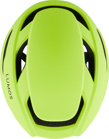 LUMOS Casque Ultra Fly MIPS + Lampe de Casque à LED Firefly - hyper green/54 - 61 cm