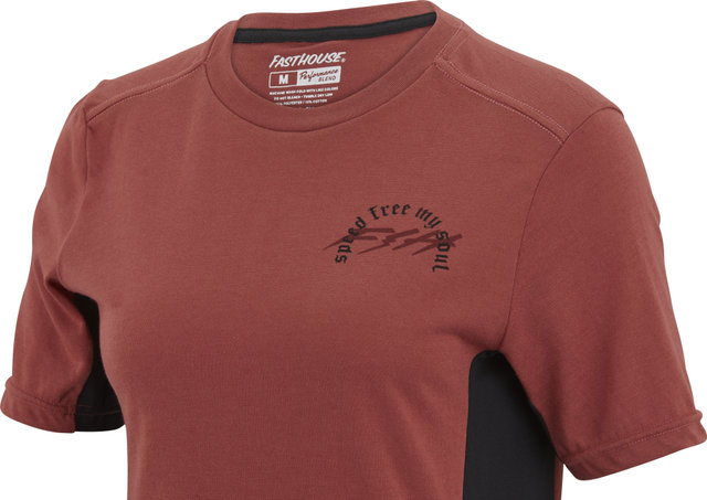 Fasthouse T-Shirt pour Dames Menace S/S Tech - mauve/M