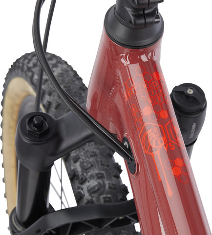 SUPURB BO24 24" Kinderfahrrad - fox red/24"