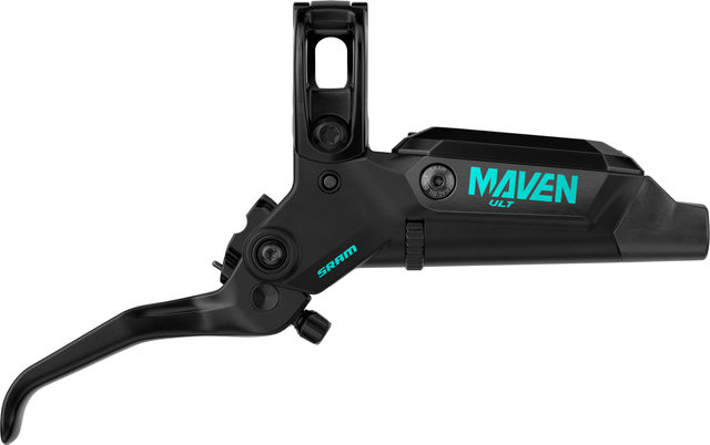 SRAM Maven Ultimate Stealth Expert Kit f+r Set Disc Brake - black-teal splatter/Flip-Flop (non-side-specific)/Set
