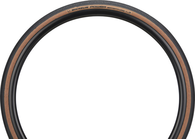 Michelin Pneu Souple Power Adventure TS Competition TLR 28" - noir-brun/28 /36 /36-622