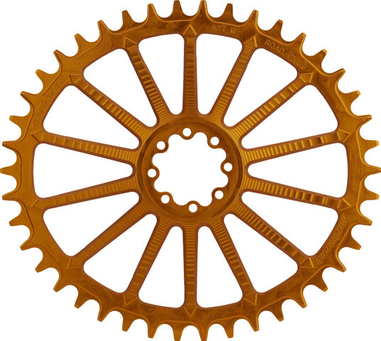 Garbaruk Oval Chainring AXS Road/CX SRAM Direct Mount 8-Hole Single Speed - orange/42 