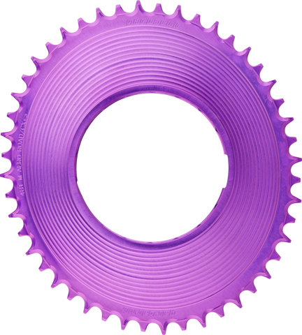 Garbaruk Plato Thread Mount para SRAM RED XPLR AXS PM Oval - violet/48/48 