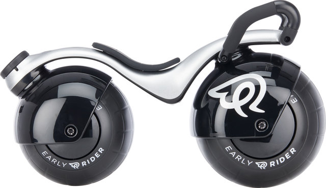 EARLY RIDER Bici de equilibrio para niños Super Velio 8" - brushed aluminium-black/8"