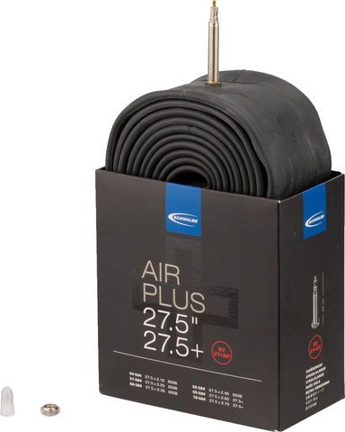 Schwalbe Chambre à Air 21+ Air Plus pour 27,5" / 27,5+ - noir/54-584 à 70-584/Valve Presta (SV)/27,5 x 2,10-2,75 SV 40 mm/40 