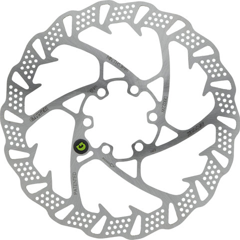 GALFER Disco de frenos Fixed Disc Shark 1,8 mm MTB 6 agujeros - silver/160 mm