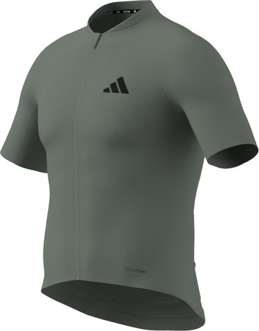 adidas Cycling Maillot Essentials S/S - silver green | XXL