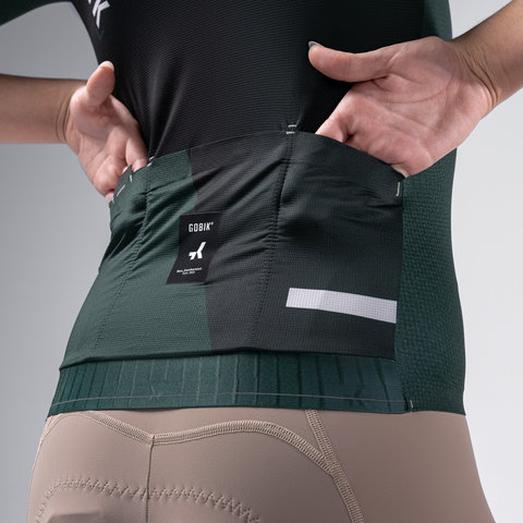 GOBIK Maillot Infinity S/S Unisex - bunker green/L
