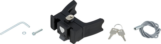 ORTLIEB E-bike Handlebar Mounting Set with Lock - black