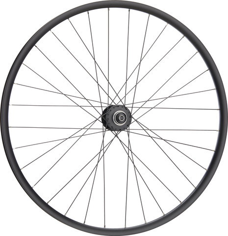 bc basic Mountain Deore Disc Center Lock P-22 29" Laufrad - schwarz/29" VR 12x100 Dynamo