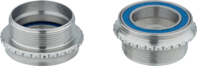 Rotor Eje de pedalier de acero BSA Track - plata | BSA