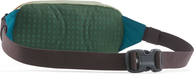 Patagonia Riñonera Terravia Mini Hip Pack - patchwork snowmelt blue