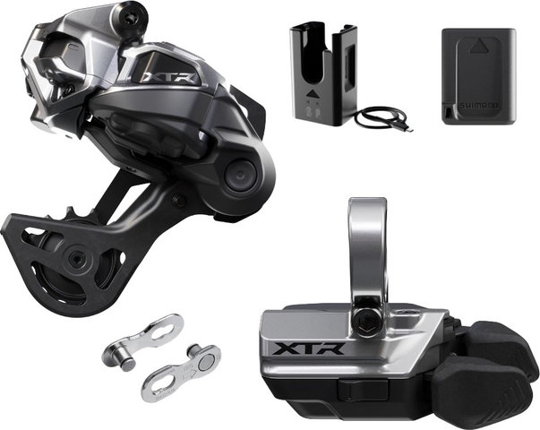 Shimano XTR Di2 M9250 GS shifting upgrade set - black-silver/none/none