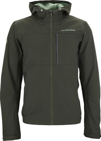 Endura Hummvee Waterproof Hooded Jacke - bottle green/M