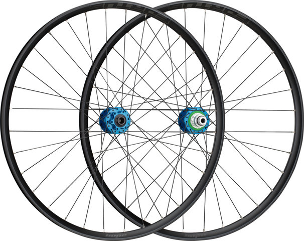 Hope Juego de ruedas Pro 4 + Fortus 30 Disc 6 agujeros 29" Boost - blue-black | SRAM XD | Boost | 148 mm | 110 mm | Boost | 29" | 110 mm | SRAM XD | 110 mm | 148 mm