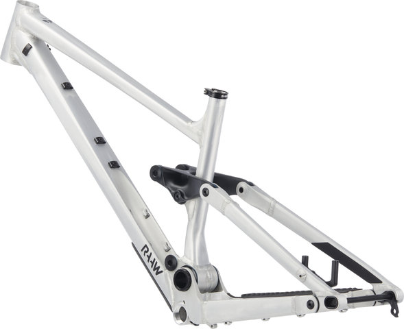 RAAW Mountain Bikes Jibb 29" Frameset w/ Fox Float X2 2POS Factory - raw matte | 135 mm | L | 12 mm Thru Axle
