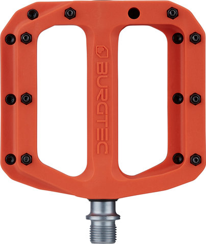 Burgtec MK4 Composite Platform Pedals - iron bro orange