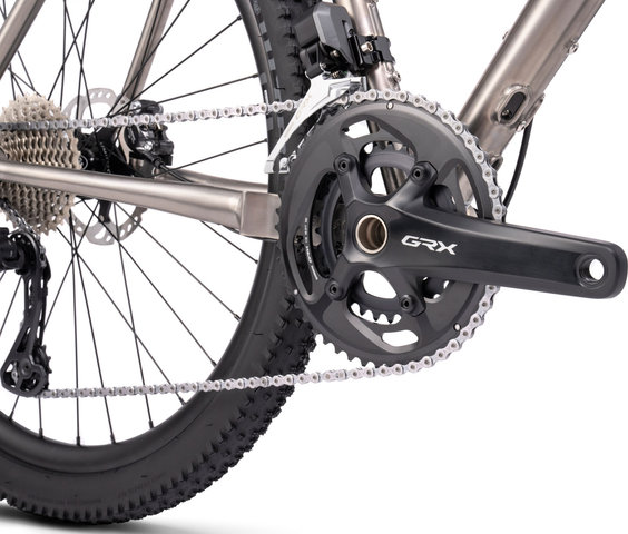 Bombtrack HOOK EXT TI vélo gravel en titane - titanium-black/27,5" (650B)/M