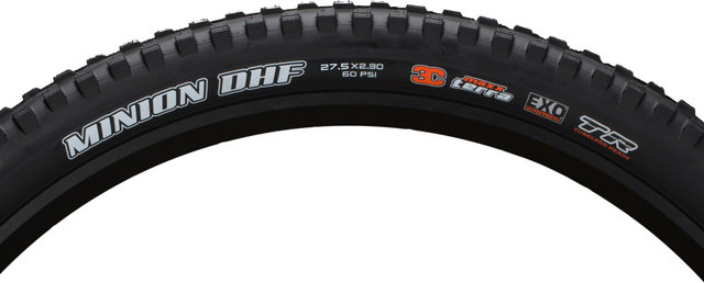 Maxxis Cubierta plegable Minion DHF 3C MaxxTerra EXO TR 27,5" - negro/27.5 /58 /58-584/2.3 