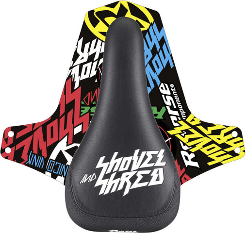 REVERSE Components Nico Vink Shovel & Shred Saddle - black-white/235 mm/127 mm