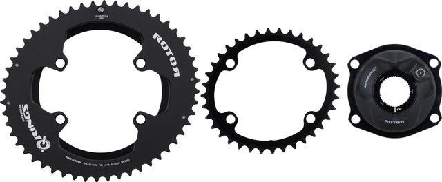 Rotor Manivelle de capteur de puissance INspider ALDHU Carbone Oval Q-Rings - noir/170,0 mm