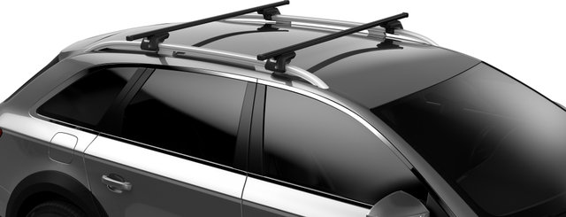 Thule SmartRack XT SquareBar Roof Rack - black/135 cm