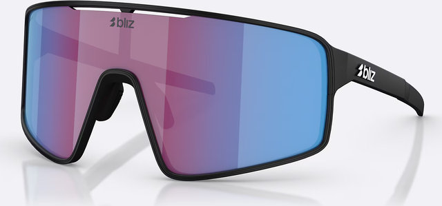 Bliz P001 Sportbrille - matt black/nano optics nordic light begonia-violet-blue multicolor