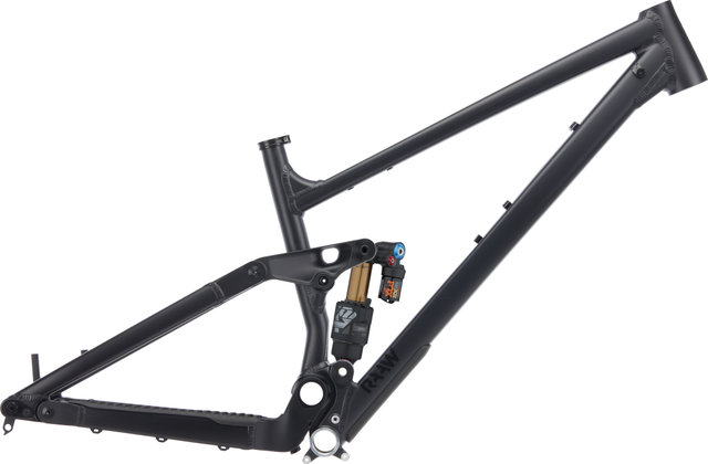 RAAW Mountain Bikes Jibb 29" Frameset w/ Fox Float X2 2POS Factory - matt black | 135 mm | L | 12 mm Thru Axle