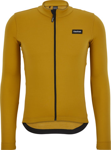 GripGrab EXPLR Merinotech Thermal Long Sleeve Jersey - mustard yellow/M