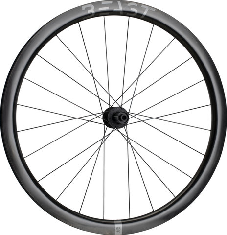 BEAST Components GR40 Center Lock Disc Carbon 28" Wheelset - UD carbon-black/Non Boost/Non Boost/142 mm/100 mm/28"/Shimano Road/100 mm/Shimano Road/100 mm/142 mm