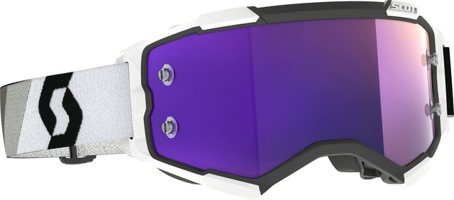 Scott Fury MTB Goggles - premium black-white | purple chrome afc works