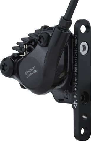 Shimano Ultegra BR-R8170 + Di2 ST-R8170 Scheibenbremse - anthrazit/Vorderrad/links (seitenspezifisch)